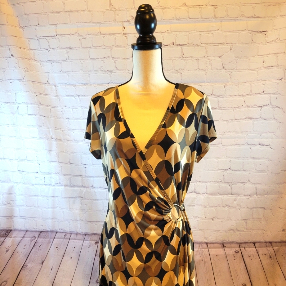 Faux Wrap Dress